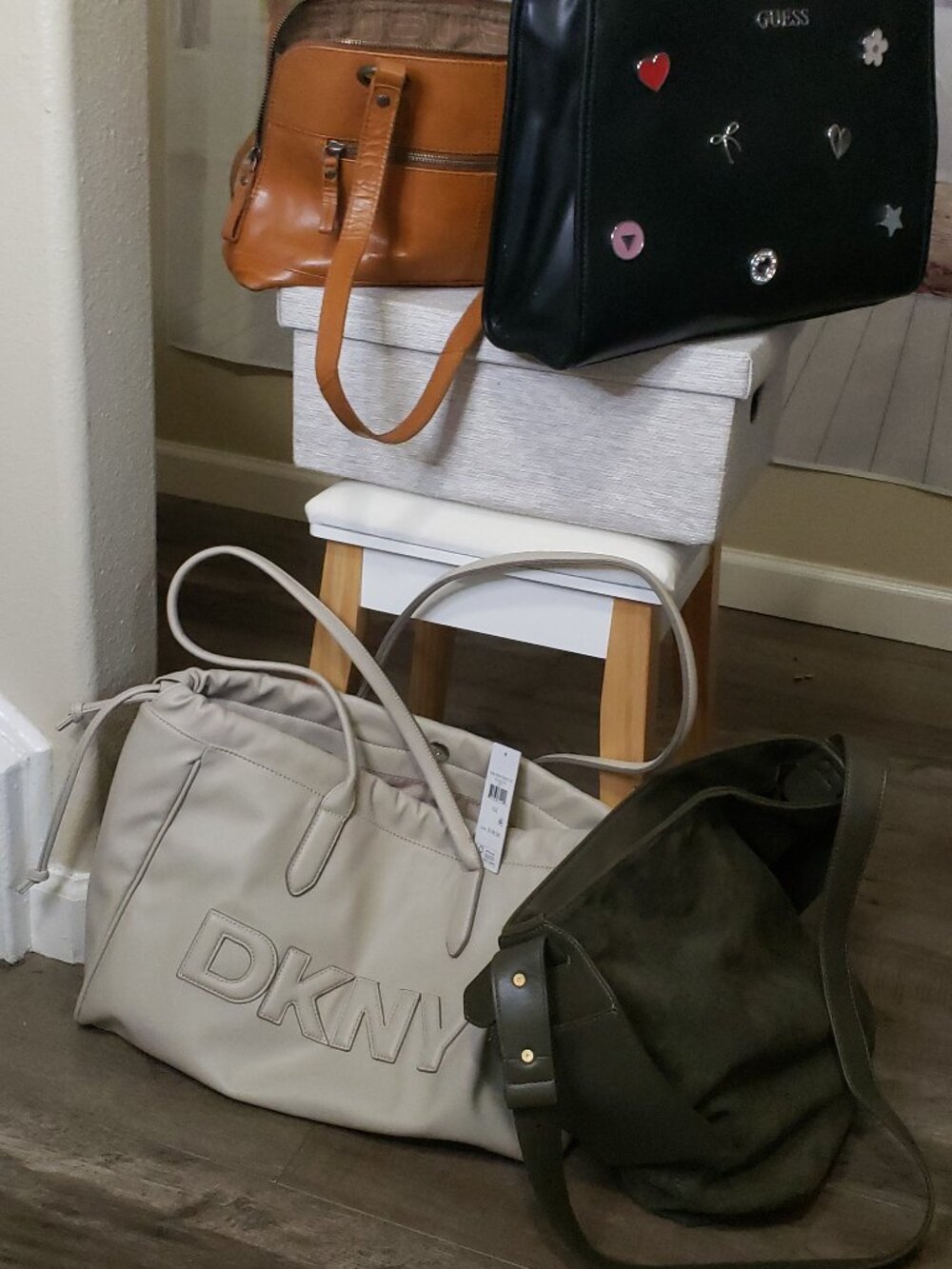 ***Price Drop FIRM*** Lot of Handbags (2 of them designers), leather or suede